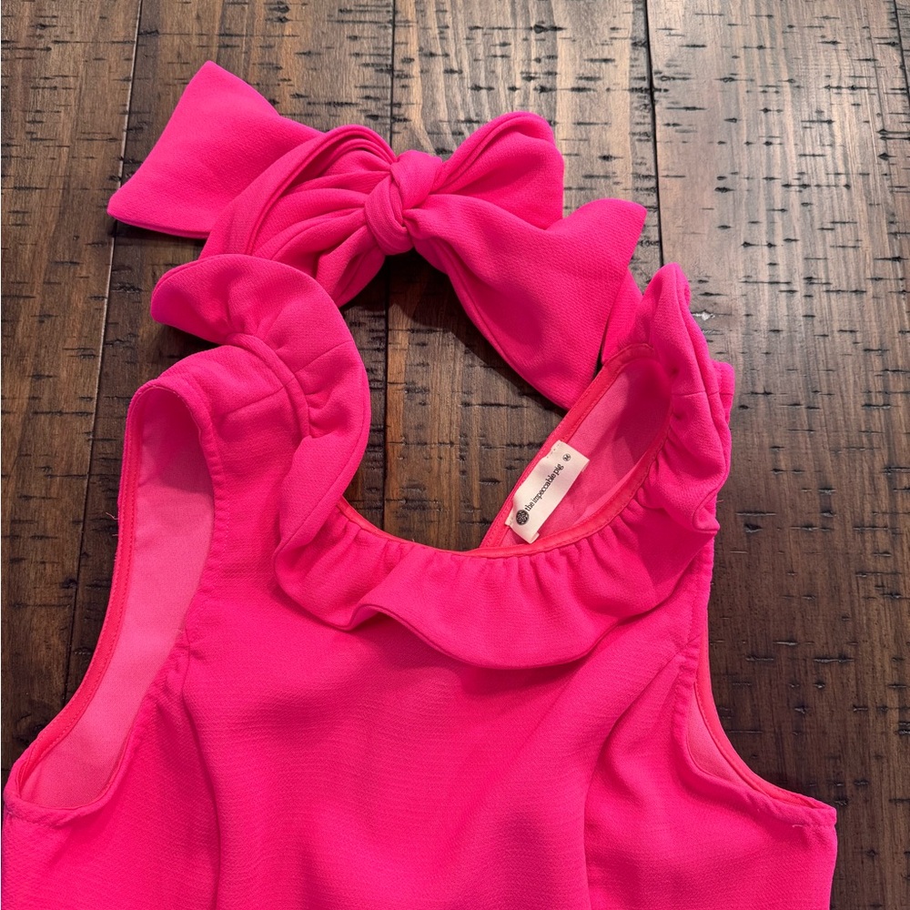 Pink Ruffled Romper - Picture 2 of 7